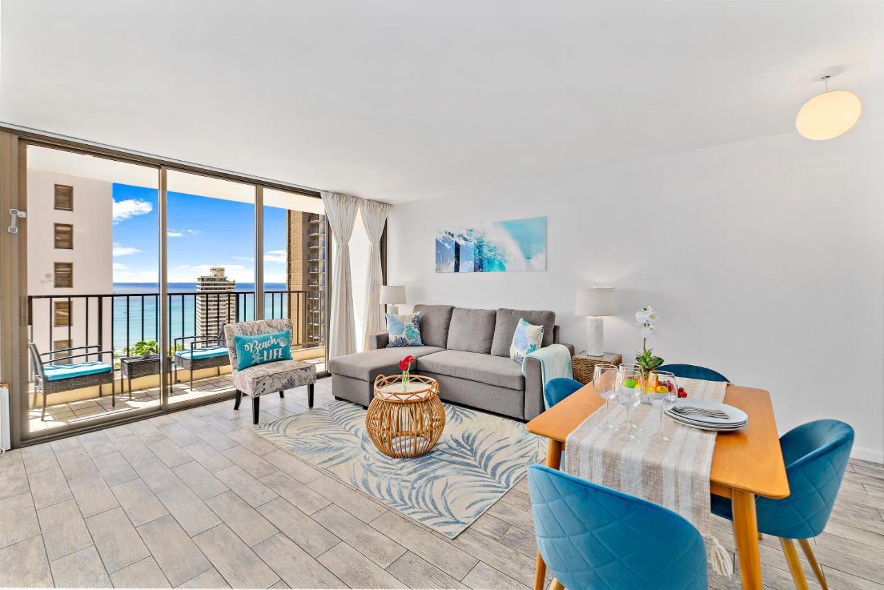 1Br With Great Ocean Views, 1 Block To Waikiki Beach Χονολουλού Εξωτερικό φωτογραφία