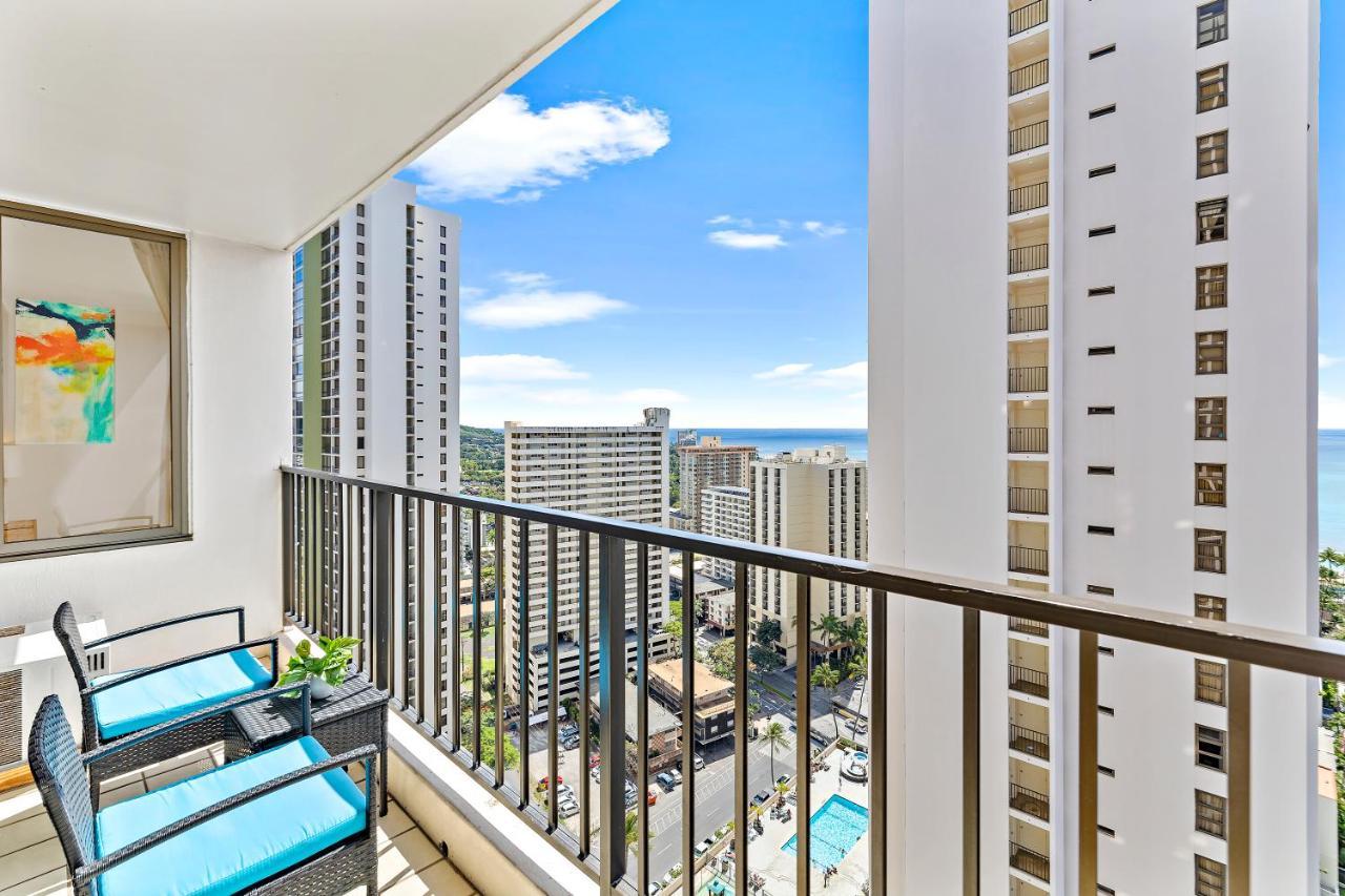 1Br With Great Ocean Views, 1 Block To Waikiki Beach Χονολουλού Εξωτερικό φωτογραφία