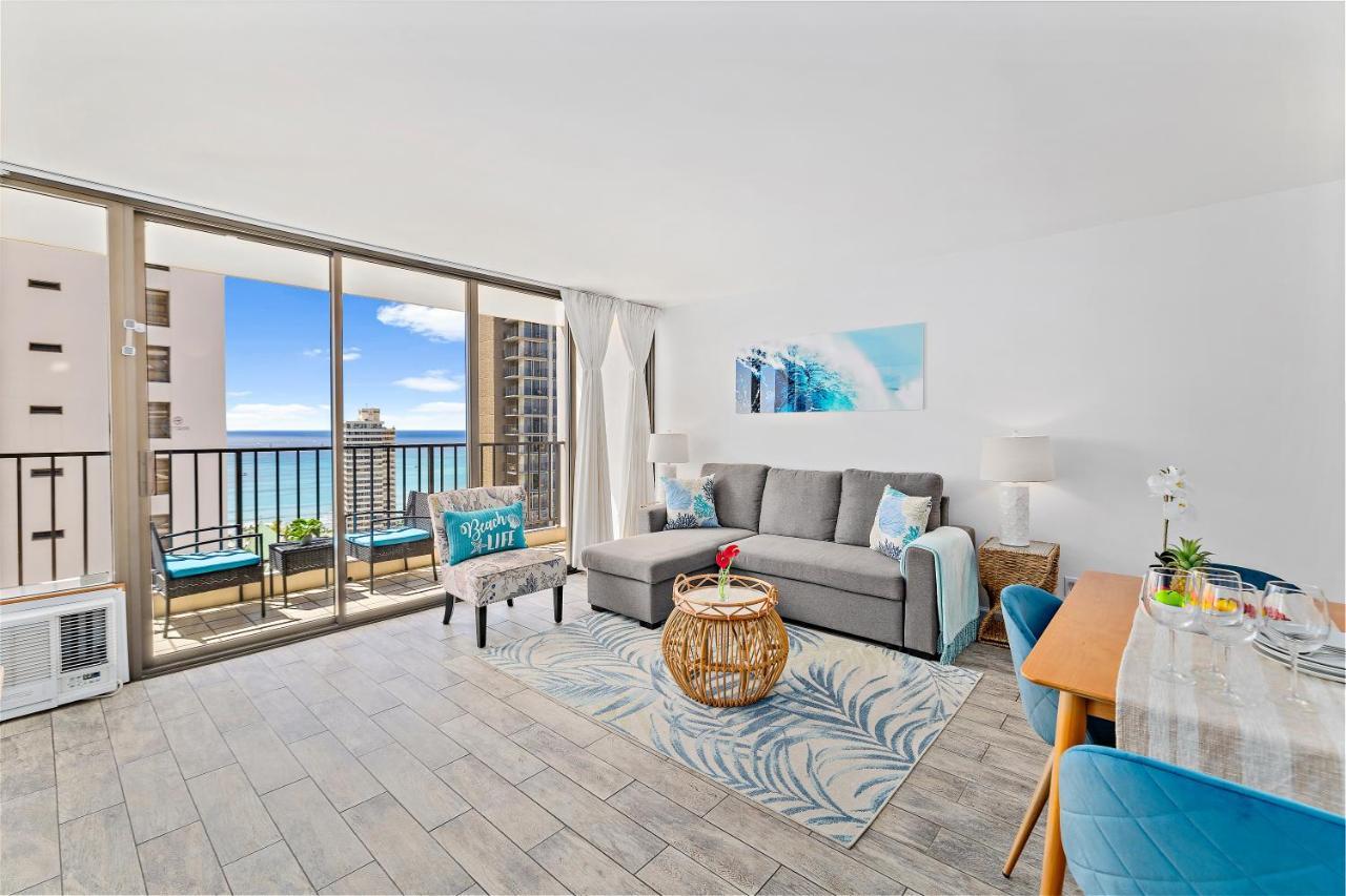 1Br With Great Ocean Views, 1 Block To Waikiki Beach Χονολουλού Εξωτερικό φωτογραφία