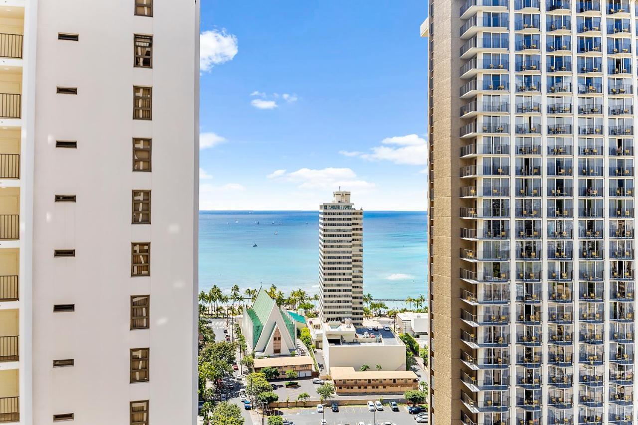 1Br With Great Ocean Views, 1 Block To Waikiki Beach Χονολουλού Εξωτερικό φωτογραφία