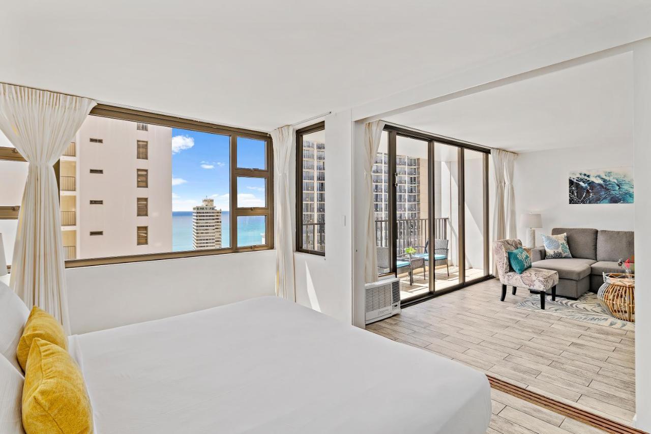 1Br With Great Ocean Views, 1 Block To Waikiki Beach Χονολουλού Εξωτερικό φωτογραφία
