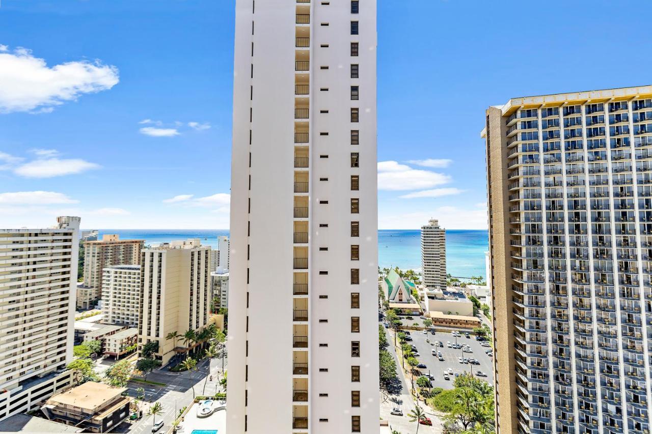 1Br With Great Ocean Views, 1 Block To Waikiki Beach Χονολουλού Εξωτερικό φωτογραφία