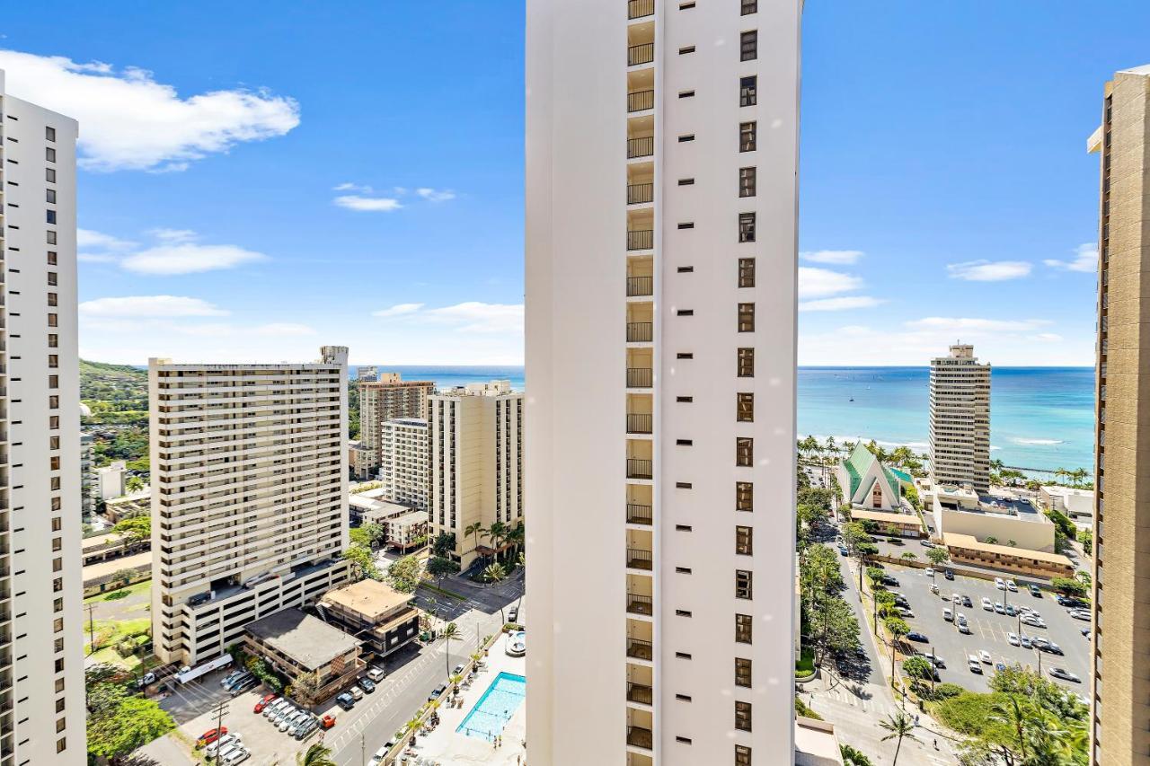 1Br With Great Ocean Views, 1 Block To Waikiki Beach Χονολουλού Εξωτερικό φωτογραφία