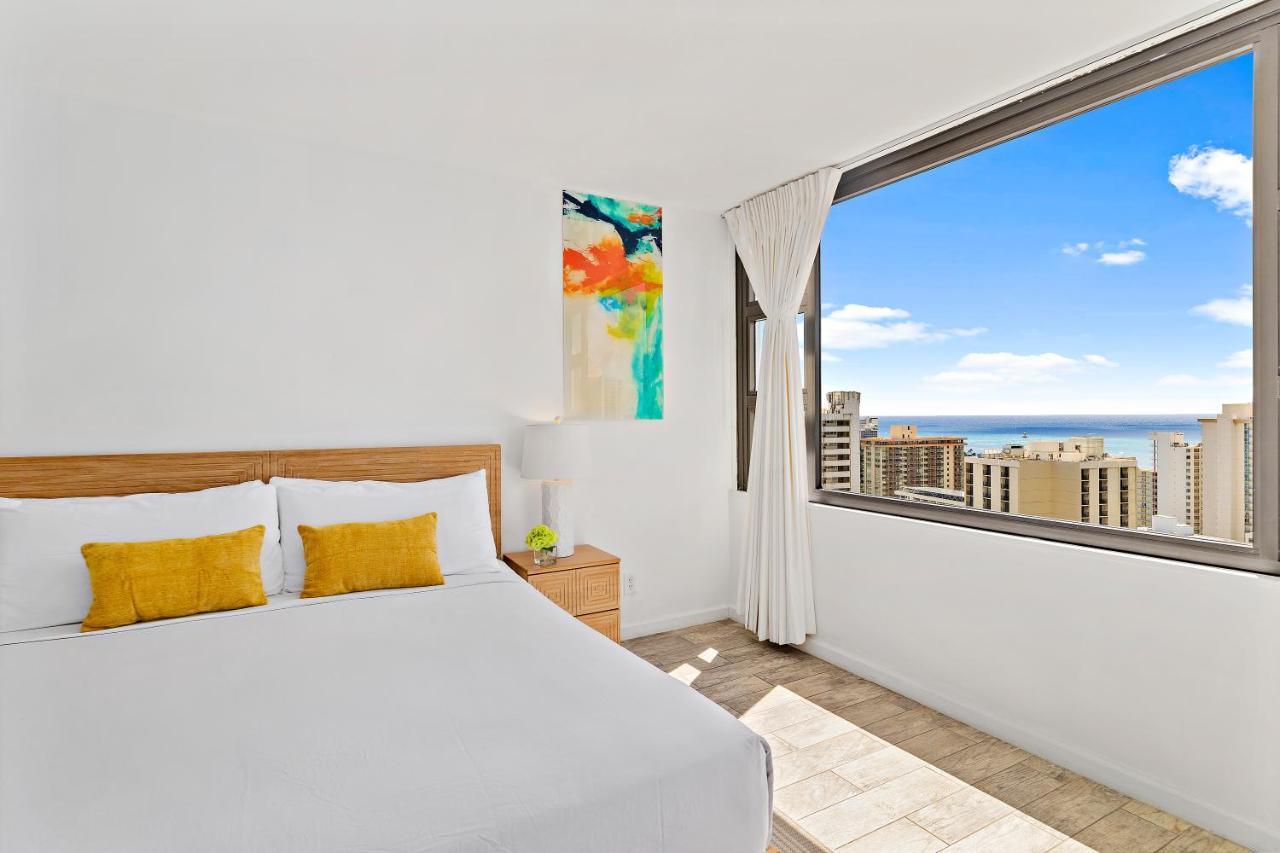 1Br With Great Ocean Views, 1 Block To Waikiki Beach Χονολουλού Εξωτερικό φωτογραφία