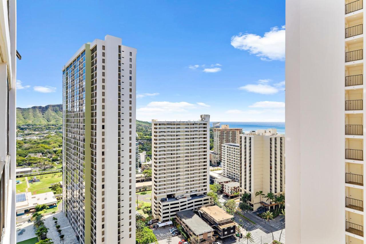 1Br With Great Ocean Views, 1 Block To Waikiki Beach Χονολουλού Εξωτερικό φωτογραφία