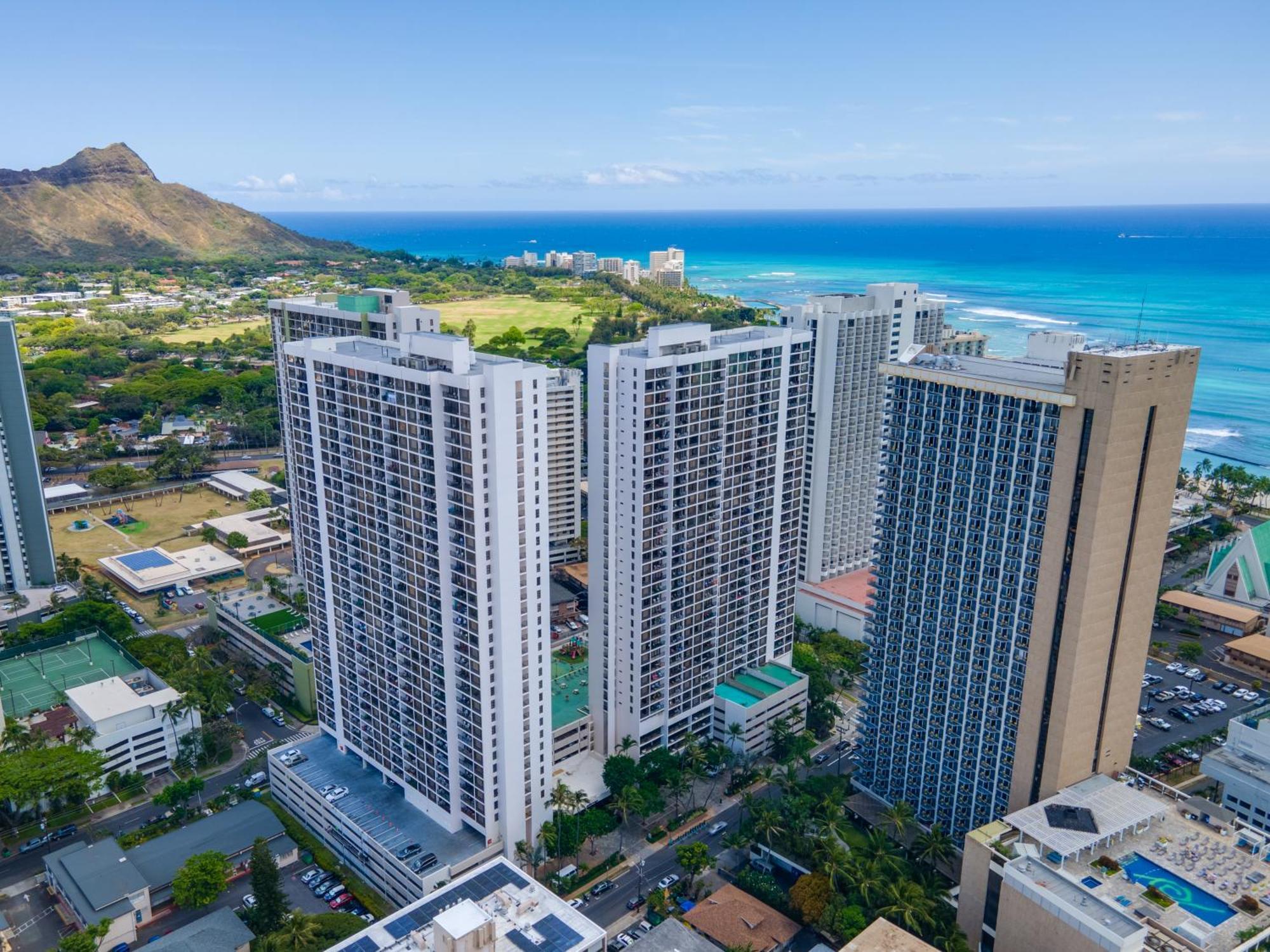 1Br With Great Ocean Views, 1 Block To Waikiki Beach Χονολουλού Εξωτερικό φωτογραφία
