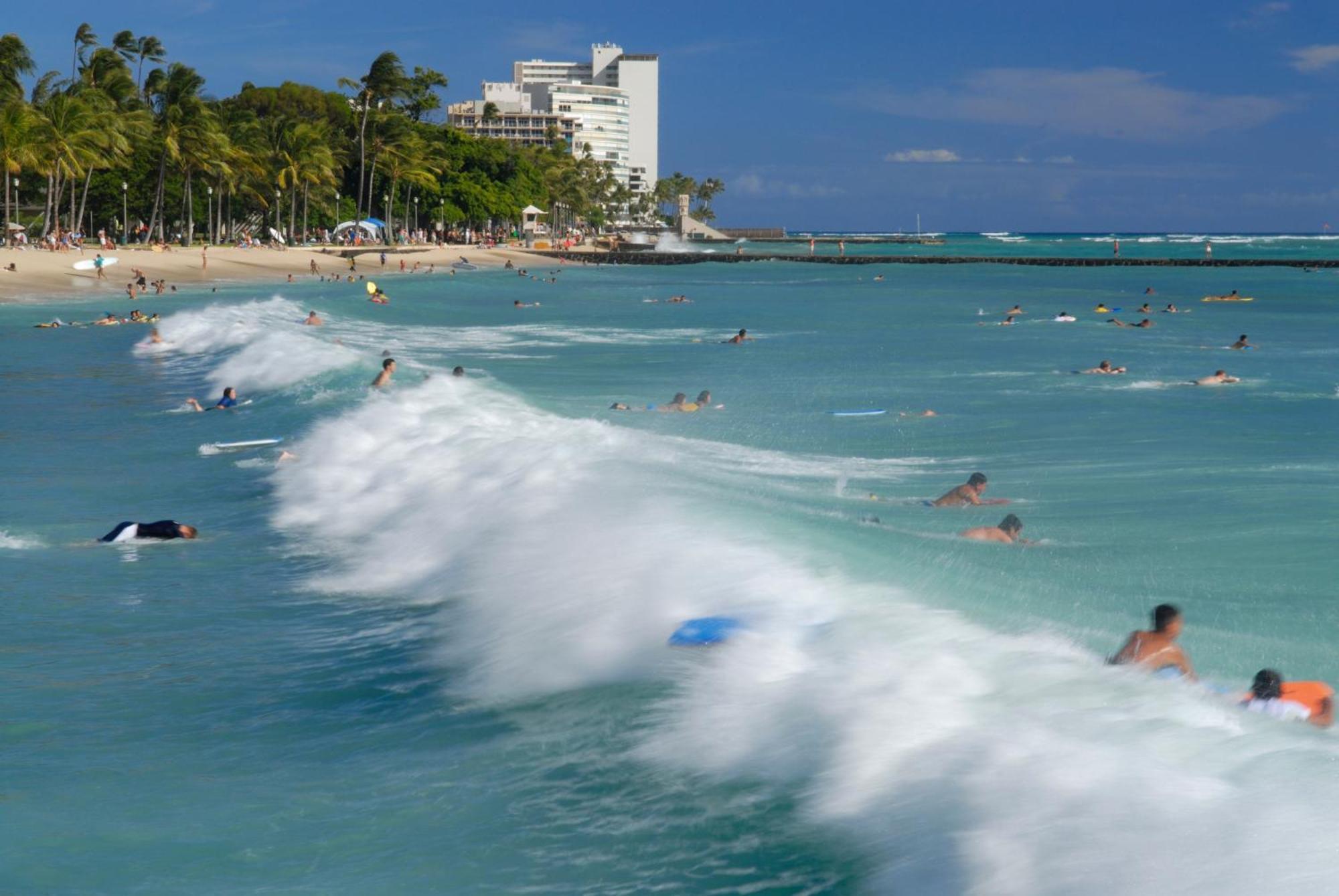 1Br With Great Ocean Views, 1 Block To Waikiki Beach Χονολουλού Εξωτερικό φωτογραφία